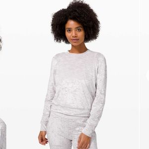 NWT Lululemon Special Edition Warm Down Crew *Crushed Velvet* NEW